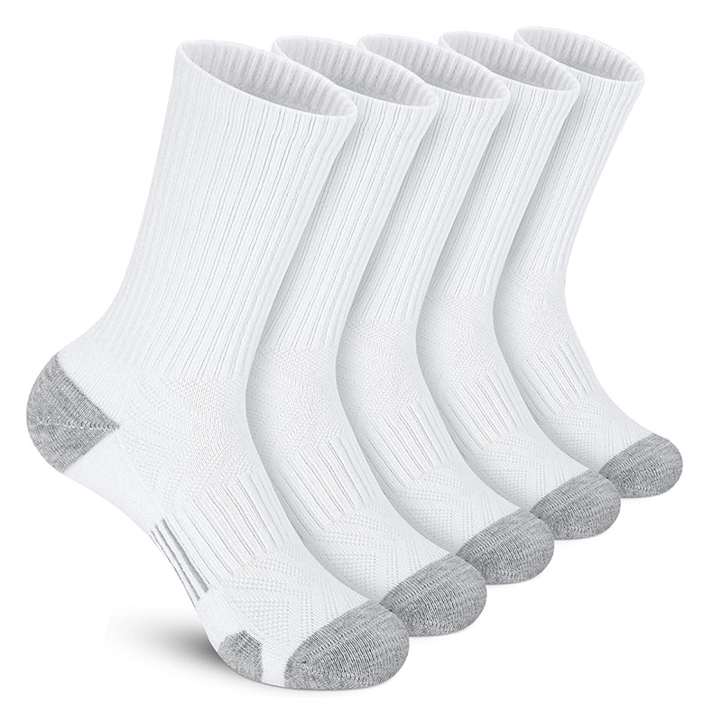 Athletic Sock Cushion - 5 Pairs Men's Athletic Socks Sport
