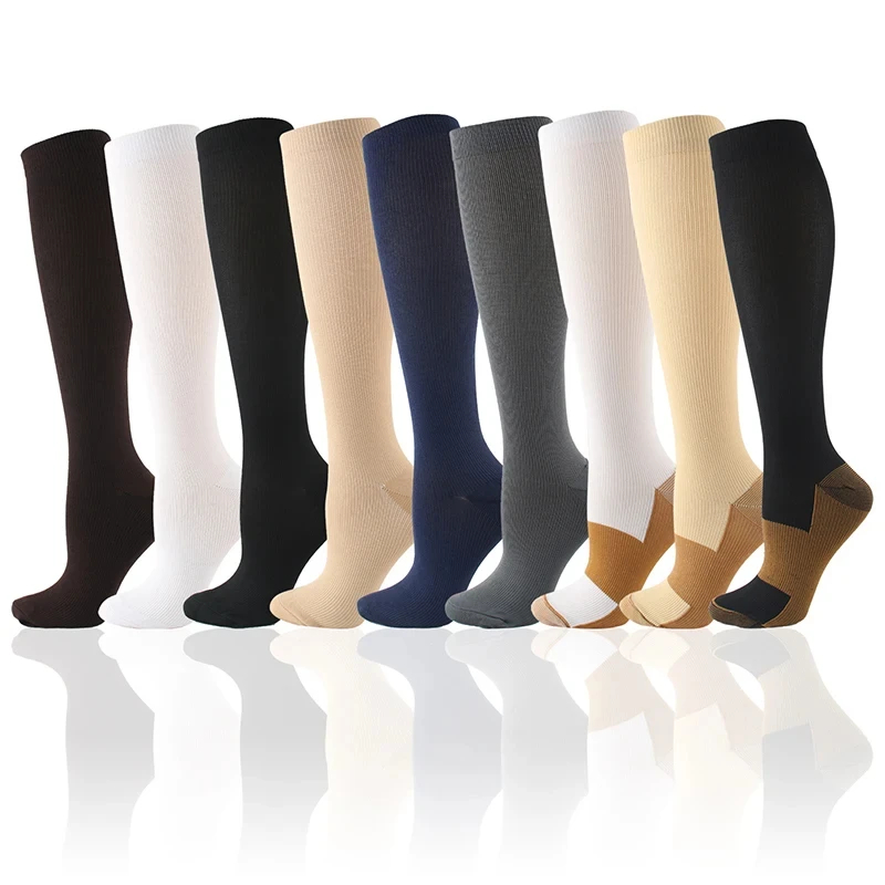 Compression Sock Medical - Compression Socks Medical Solid Color Varicose