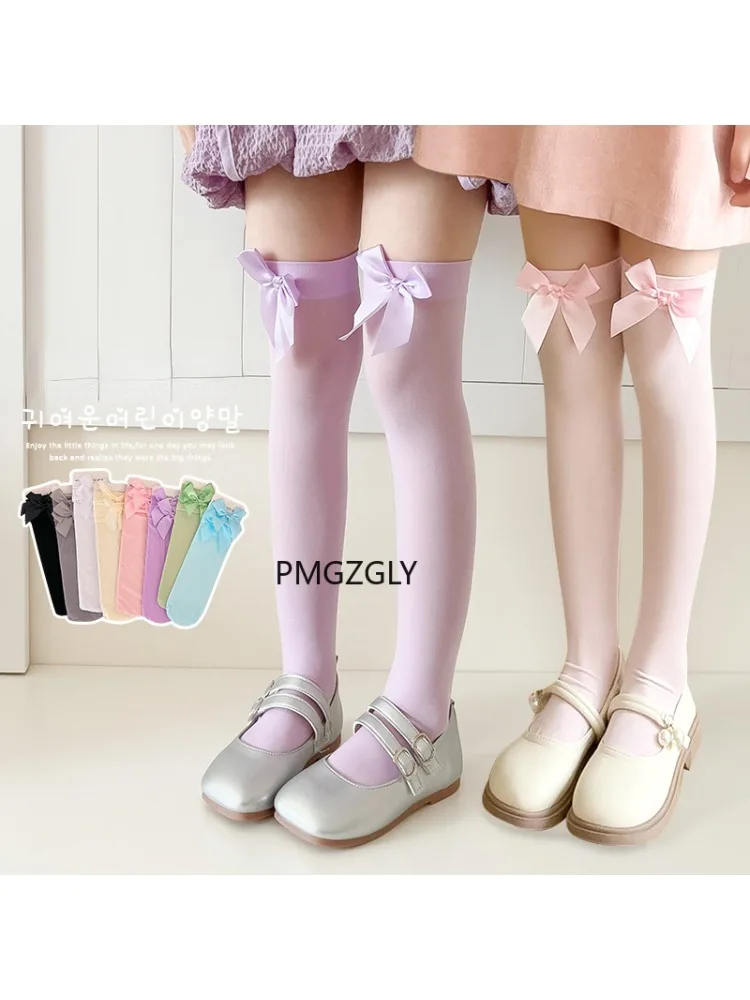 Girls Stockings * Pink Bow Kne - đánh giá và giá Thigh High Sock Stay Up