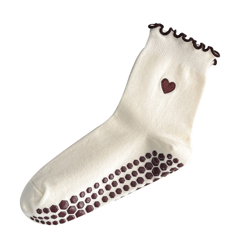 Yoga Socks Women Cotton Heart  - đánh giá và giá Knee High Sock Women