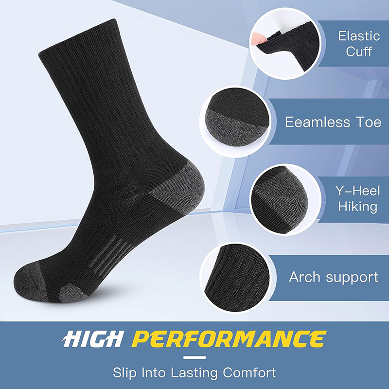 5 Pairs Men's Athletic Socks S - đánh giá và giá Athletic Sock Cushion