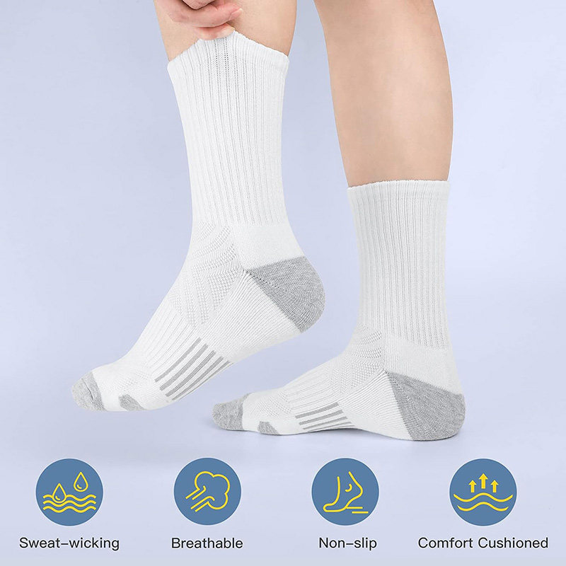 5 Pairs Men's Athletic Socks S - đánh giá và giá Athletic Sock Cushion