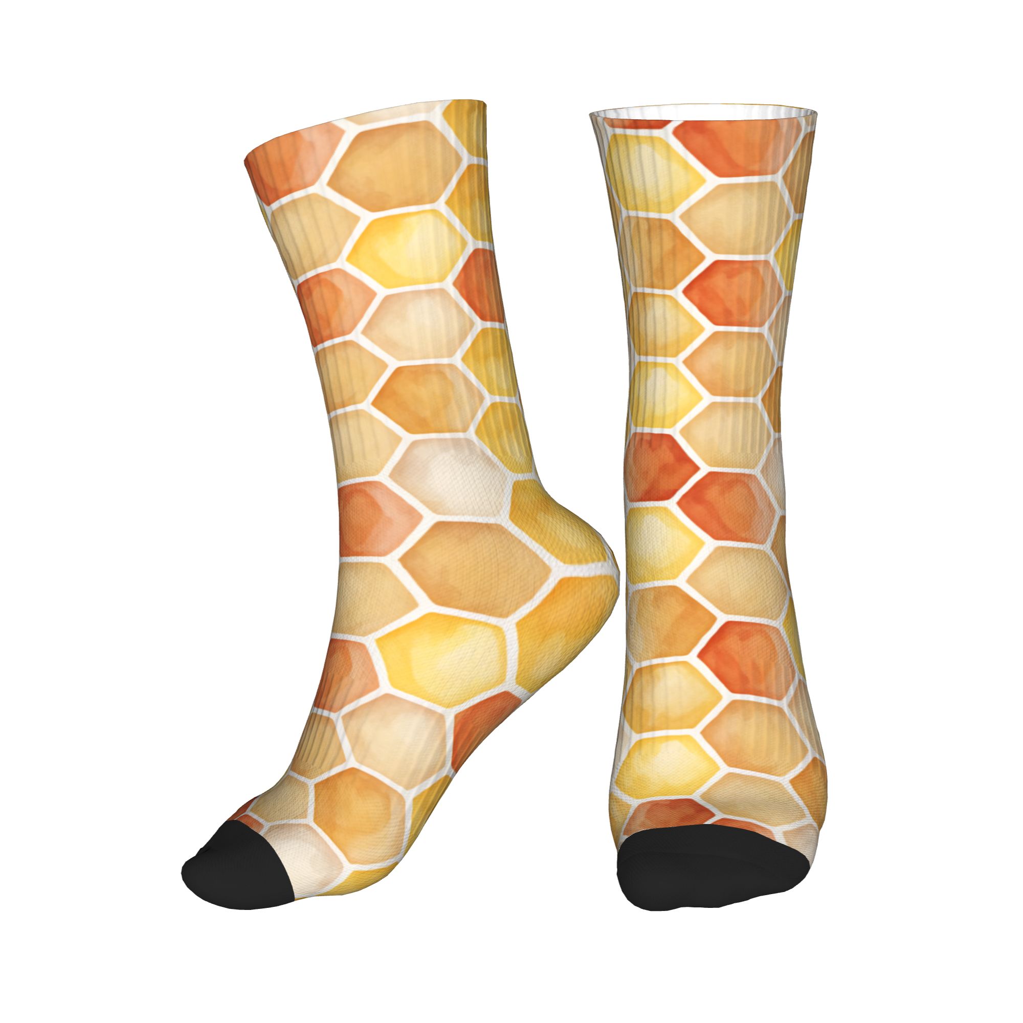 Warm Sunset Watercolor Honeyco - đánh giá và giá Dress Sock Men