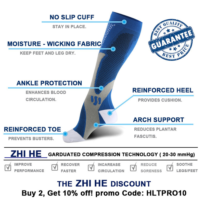 Size S-XXL 3 Pairs Pack/Socks  - đánh giá và giá Compression Sock Medical