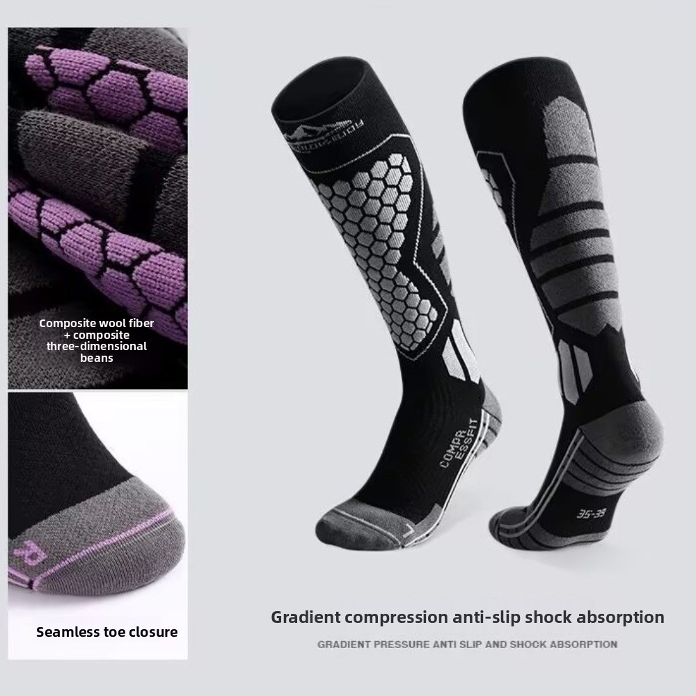 New Thickened Ski Socks Anti-s - đánh giá và giá Thermal Sock Winter