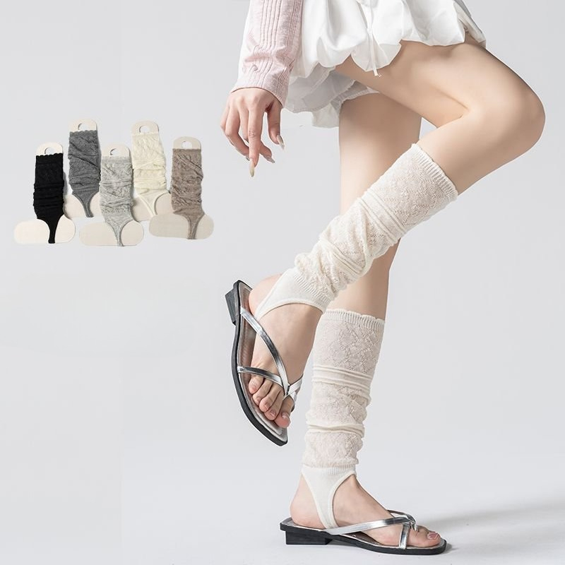 1 Pair Ins Aesthetic Retro Hol - đánh giá và giá Boot Sock Slouchy