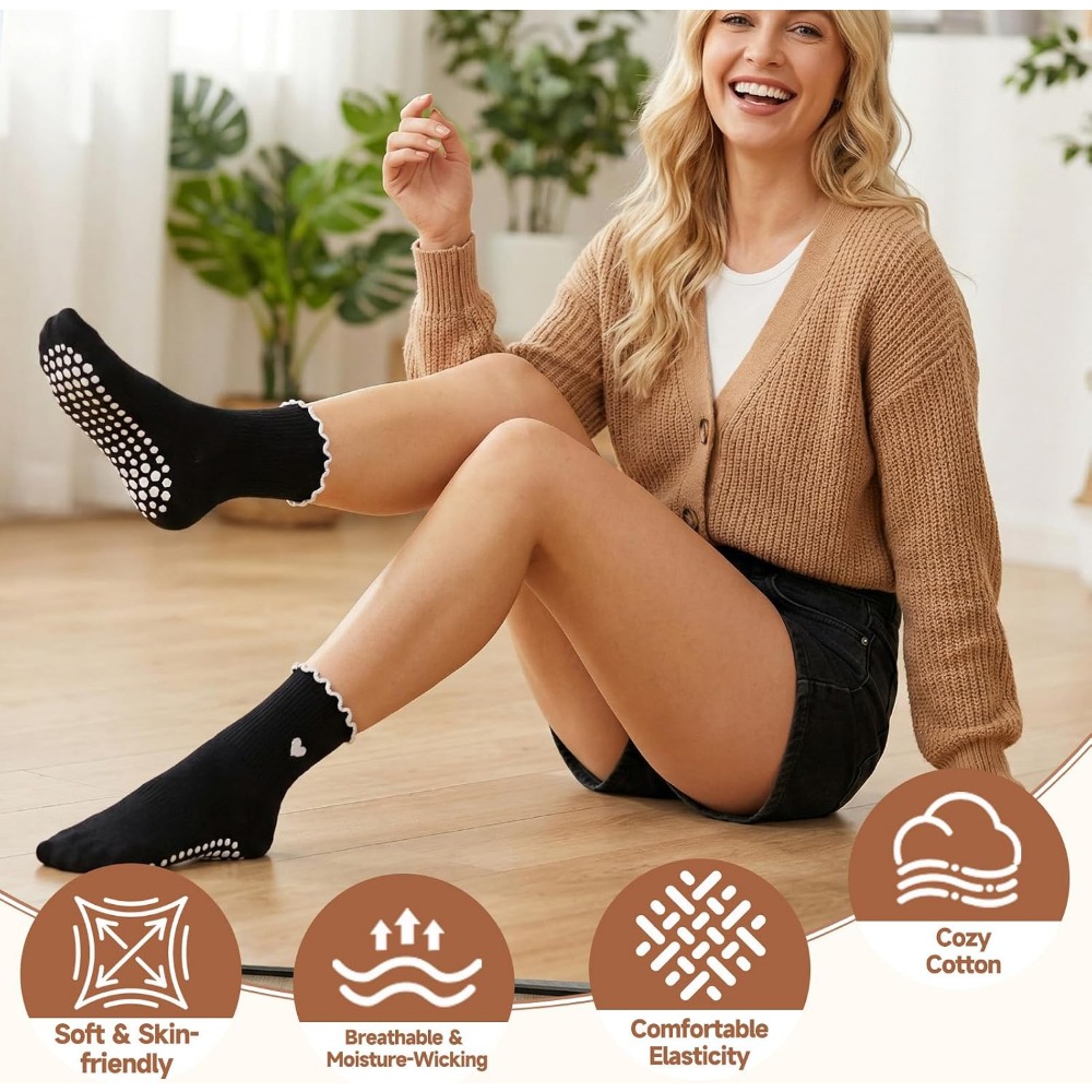 Stylish Yoga Socks with Non-Sl - đánh giá và giá Grip Sock Yoga