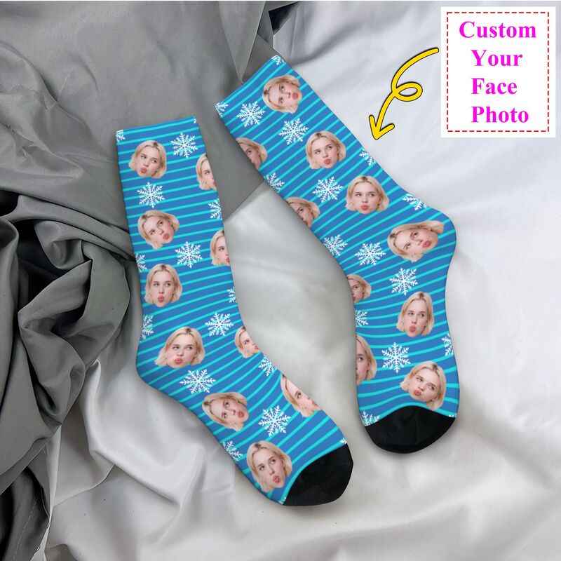 Christmas Face Photo Personali - đánh giá và giá Dress Sock Men