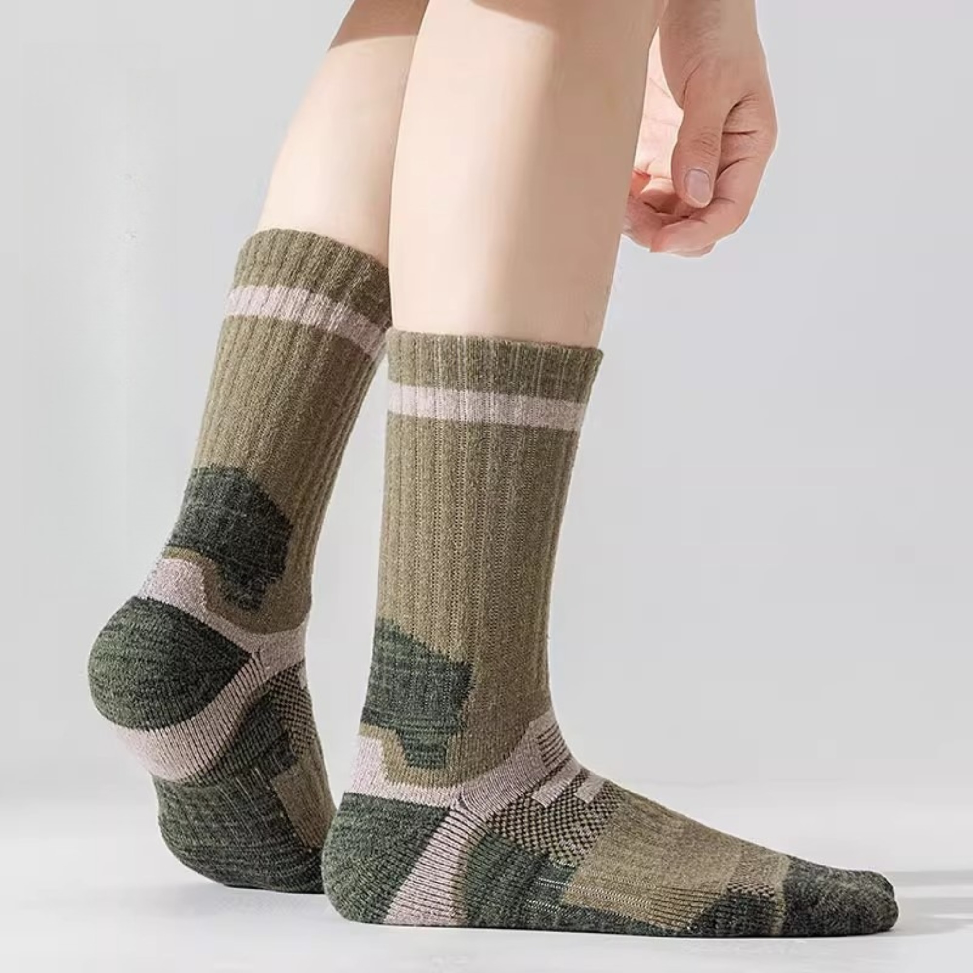1/2Pairs Men Merino Wool Socks - đánh giá và giá Wool Hiking Sock