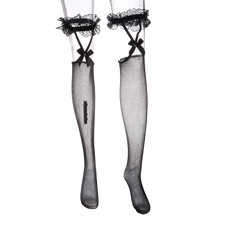 1Pair Sexy Mesh Fishnet Thigh  - đánh giá và giá Fishnet Stocking Women
