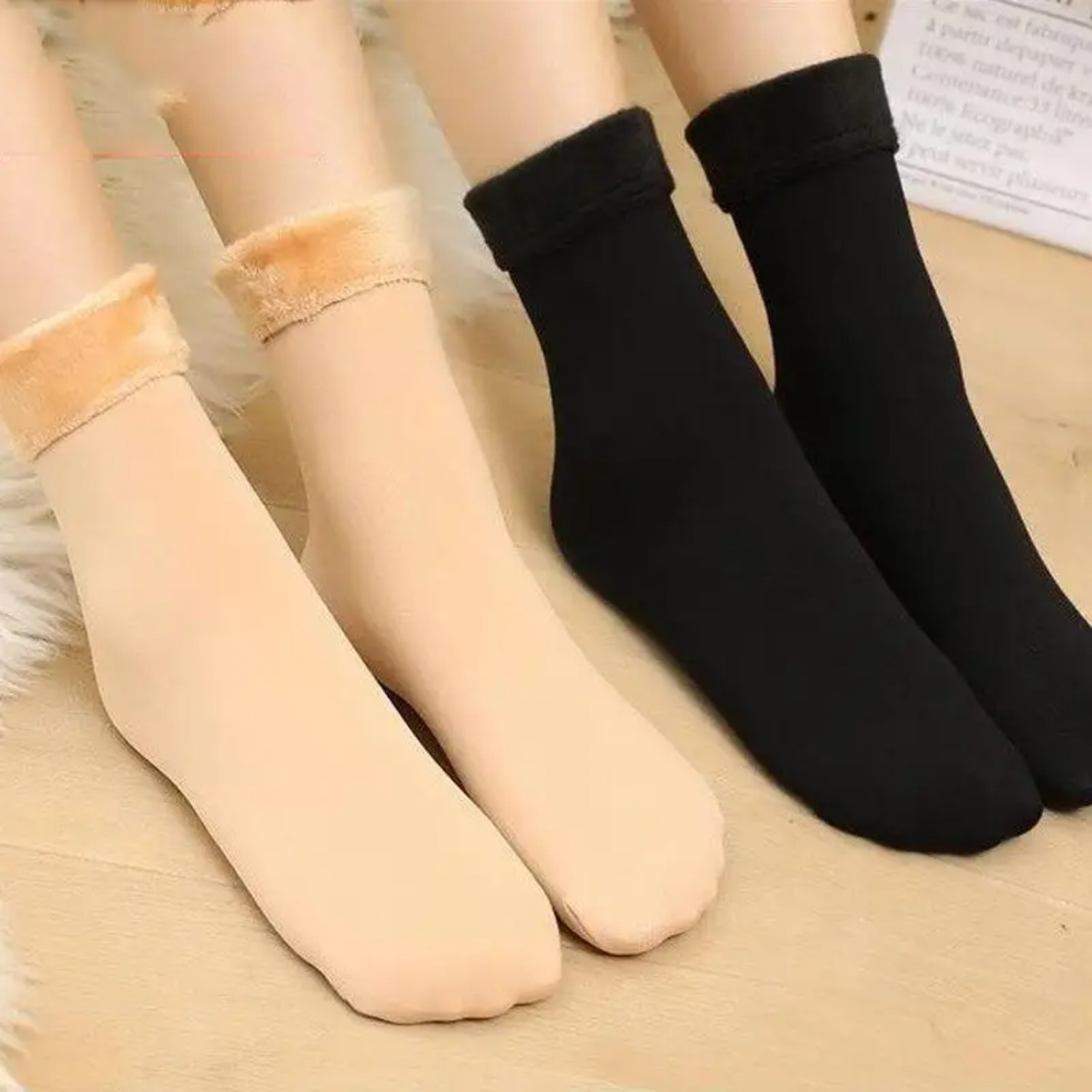 5Pairs/ Winter Warm Solid Wome - đánh giá và giá Thermal Sock Winter