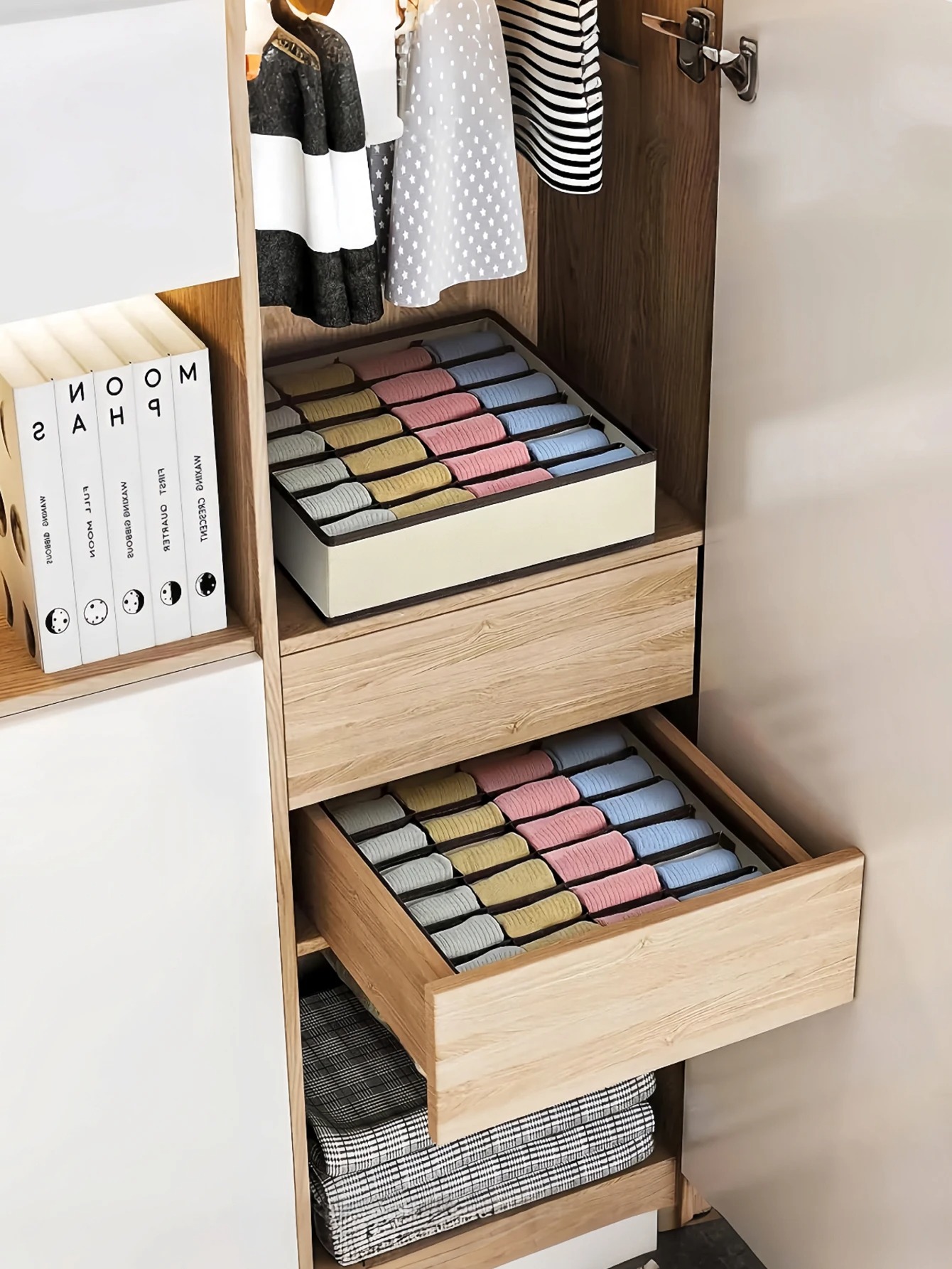 Organizer For Underwear Socks  - đánh giá và giá Sock Organizer Tray