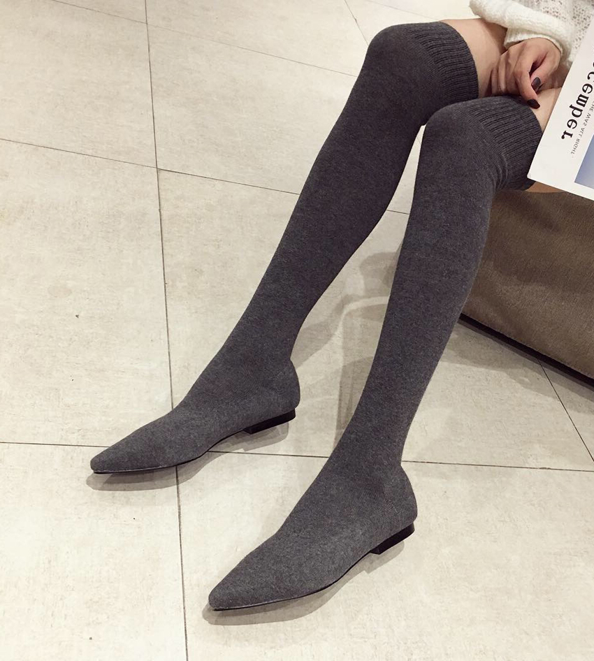AIYKAZYSDL 2024 Autumn Kitten  - đánh giá và giá Boot Sock Slouchy