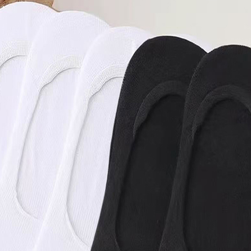 1/5/10 Pairs B&W No Show Socks - đánh giá và giá No Show Sock Women