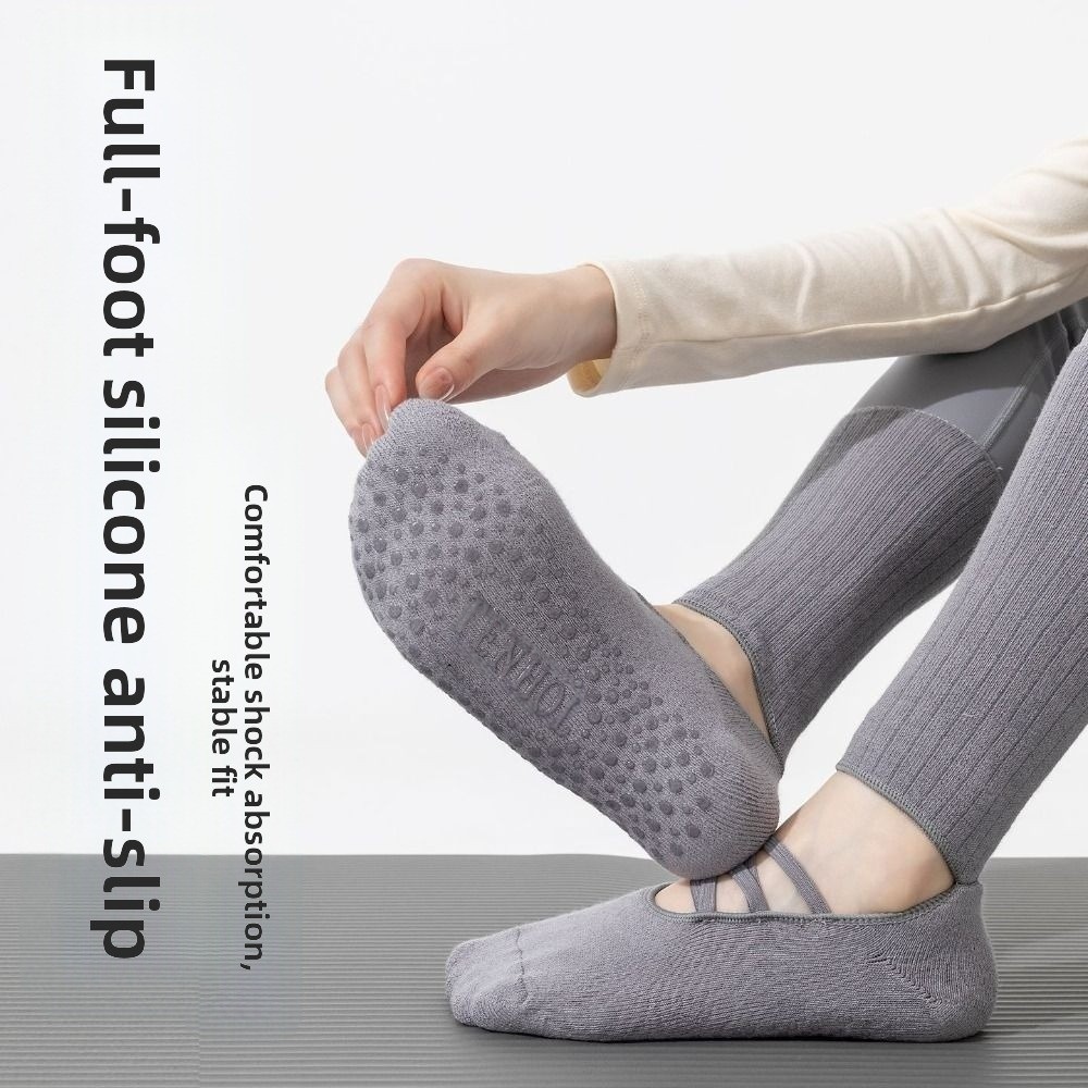 New Cotton Pilates Socks Breat - đánh giá và giá Grip Sock Yoga