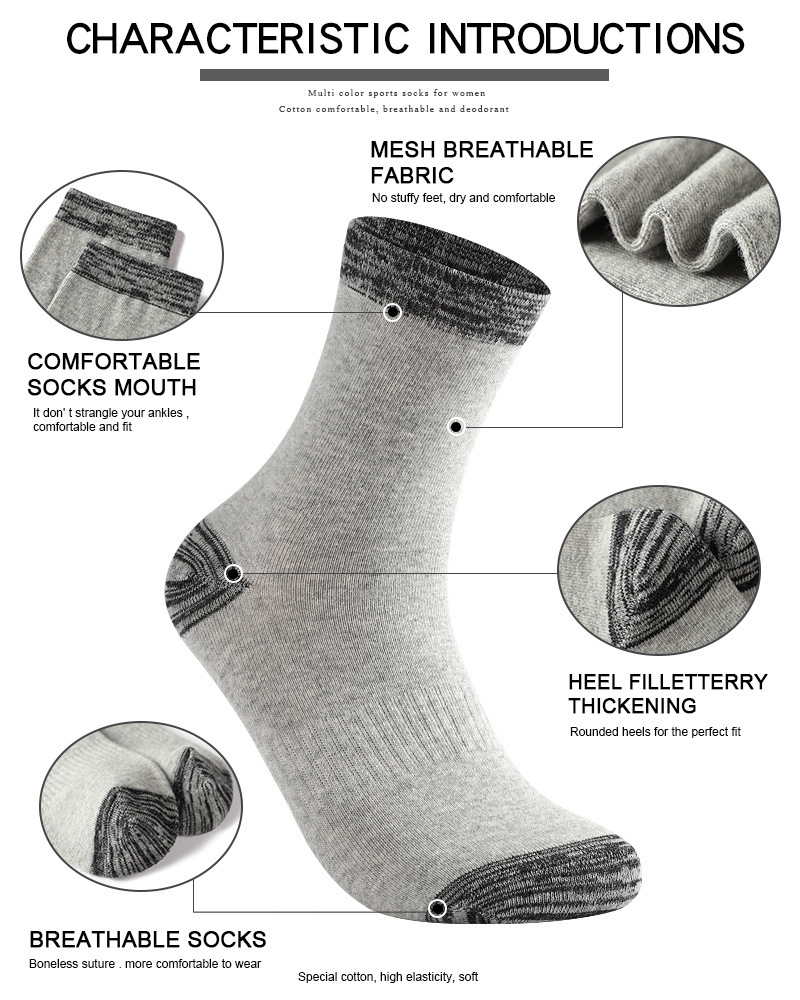 1/5 Pairs Men's Socks Pack Ove - đánh giá và giá Cotton Crew Sock Pack