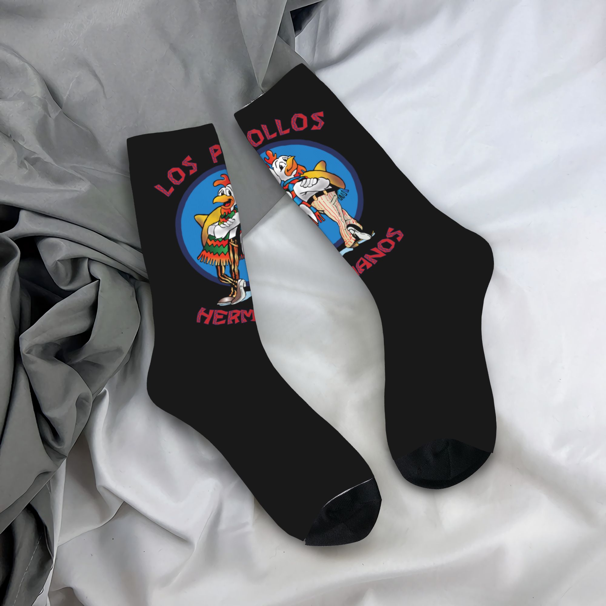 Custom Funny Los Pollos Herman - đánh giá và giá Dress Sock Men
