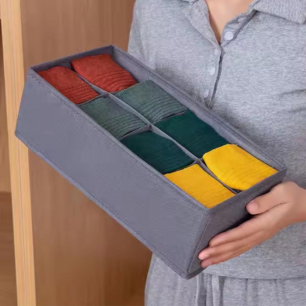 6/7/8/24 Grids Foldable Fabric - đánh giá và giá Sock Organizer Tray