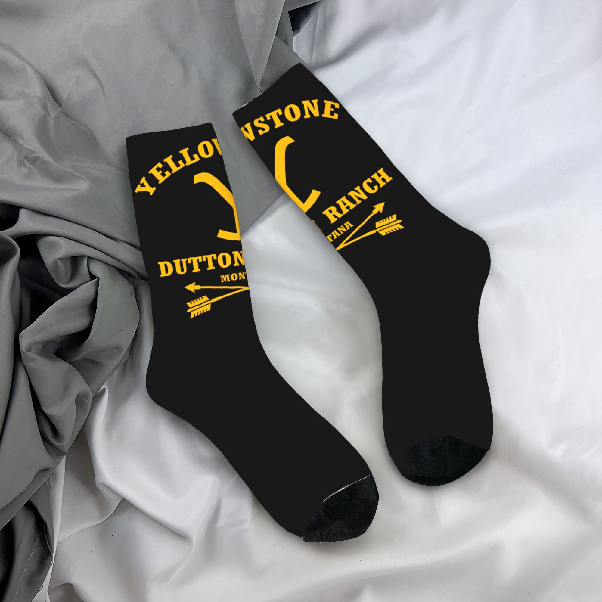 Custom Yellowstone Dutton Ranc - đánh giá và giá Dress Sock Men