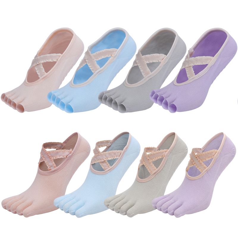 Five Finger Yoga Socks Lace Cr - đánh giá và giá Toe Sock Split