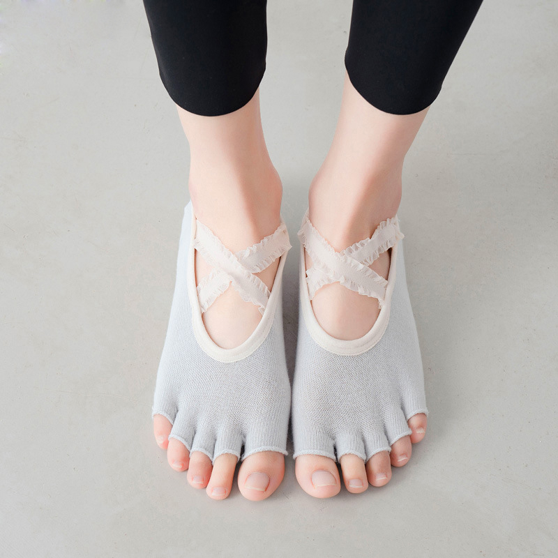 Five Finger Yoga Socks Lace Cr - đánh giá và giá Toe Sock Split