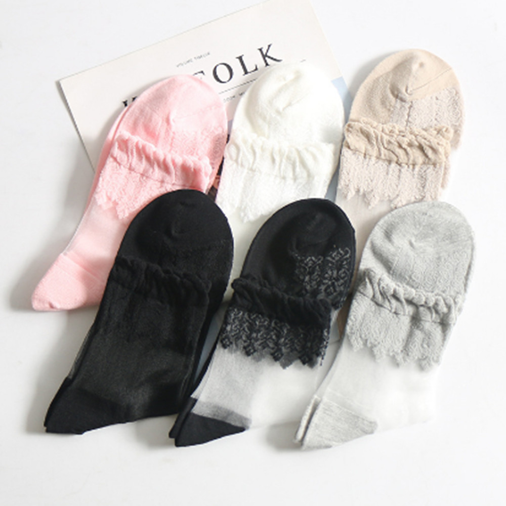 Woman Lace short sock thin soc - đánh giá và giá Invisibility Sock Loafer