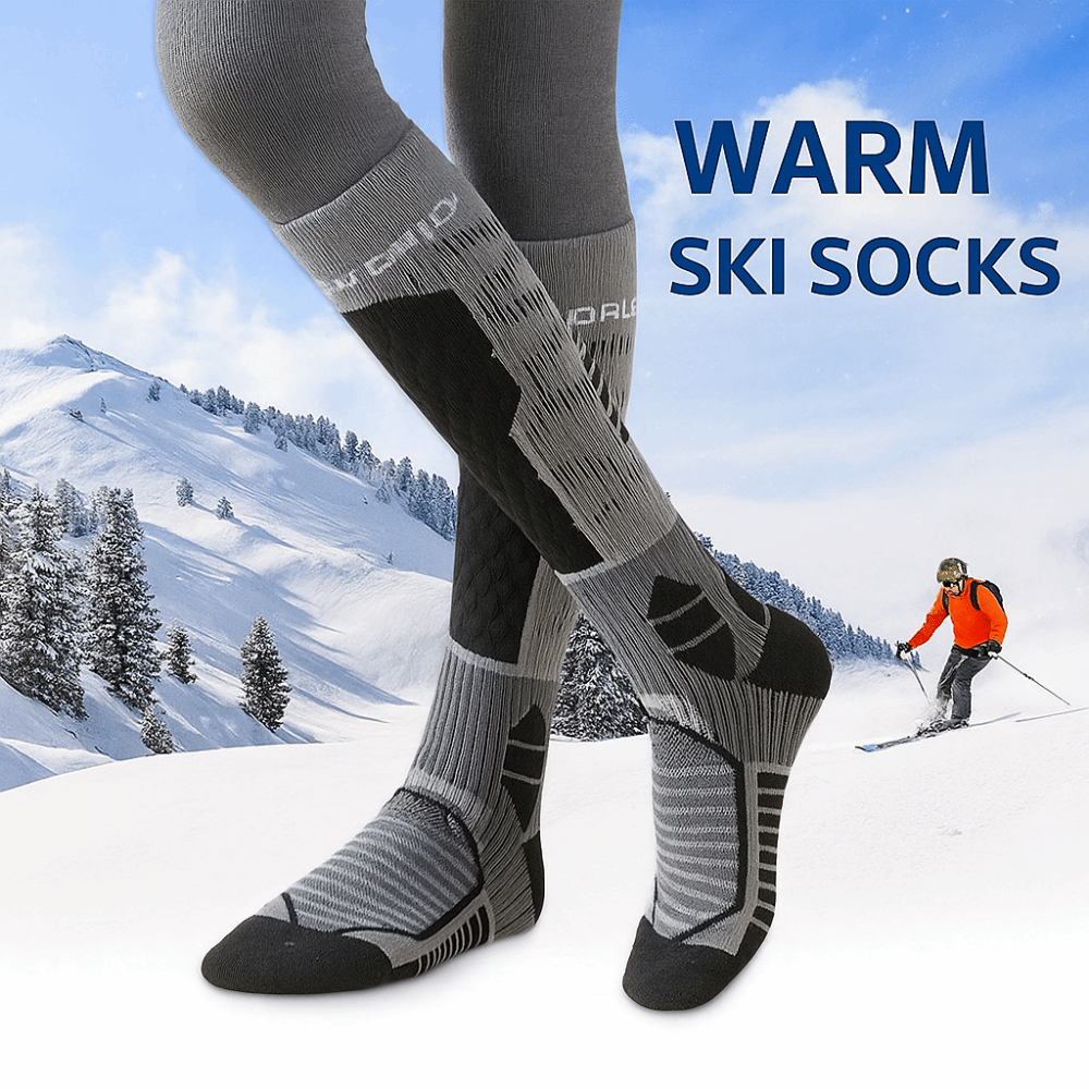 2 pairs Thicker Design Ski Soc - đánh giá và giá Knee High Sock Women